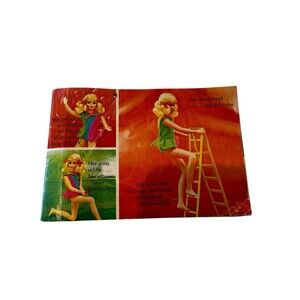 VTG 1970 Barbie Doll Brochure Living Barbie Skipper Ken Space Age Mod Barbie
